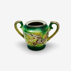 Vintage Japanese Dragonware Sugar Bowl 1930s